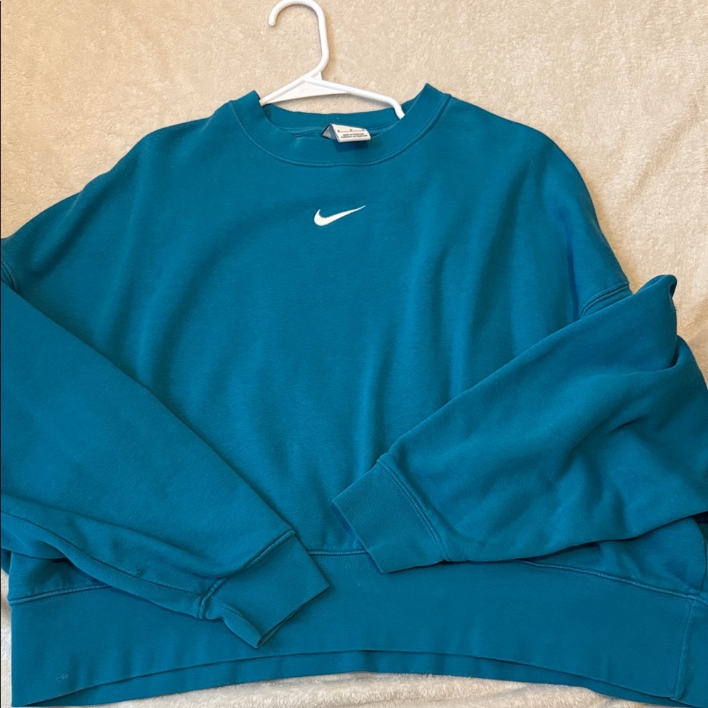 Nike Turquoise Crewneck Sweatshirt
